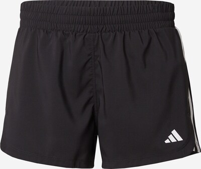 ADIDAS PERFORMANCE Sportbroek 'Pacer 3 Stripes Mid Rise' in de kleur Zwart / Wit, Productweergave