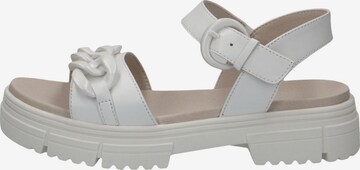 CAPRICE Strap Sandals in White