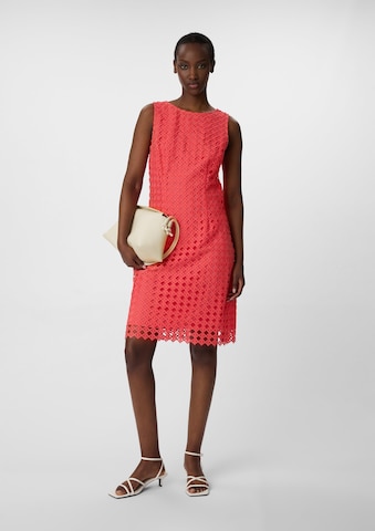 COMMA Kleid in Orange: Vorderseite