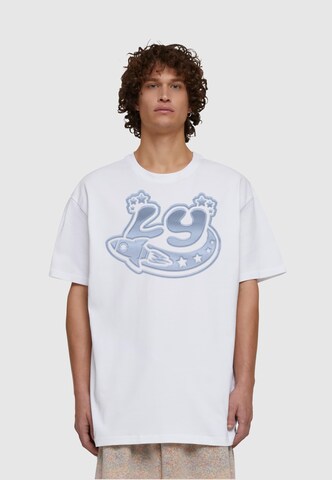 Lost Youth Shirt 'Rocket Dreams' in Weiß: Vorderseite