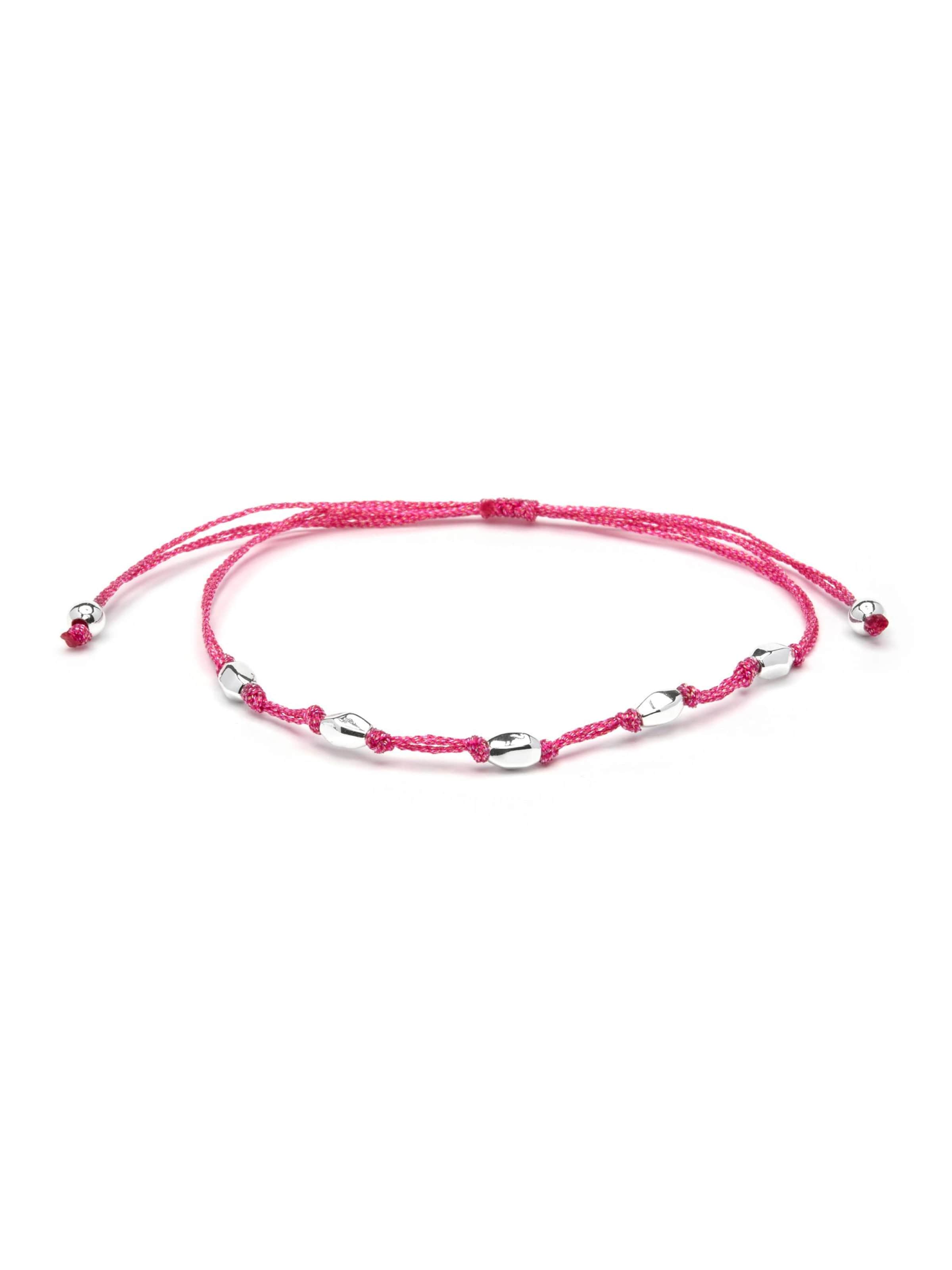Luxenter Armband 'Buawe'‌‌‌ in 19 cm in pink, Produktansicht