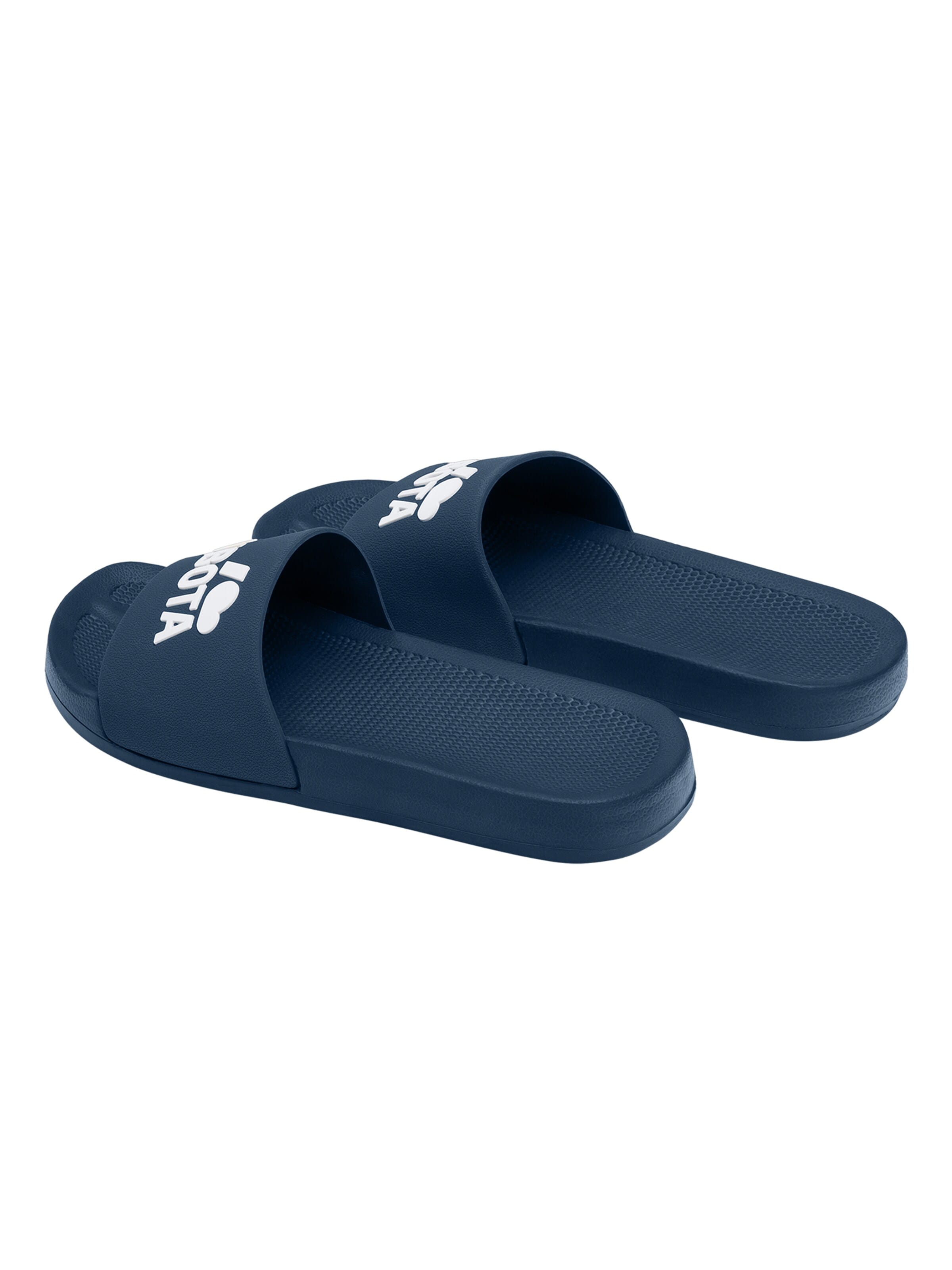 Kubota Strand-/badsko 'Kubota Men's Slip-On Black Basic Pool Slides' i blå