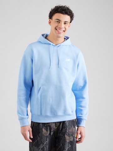 Felpa 'Sport Essentials' di new balance in blu: frontale