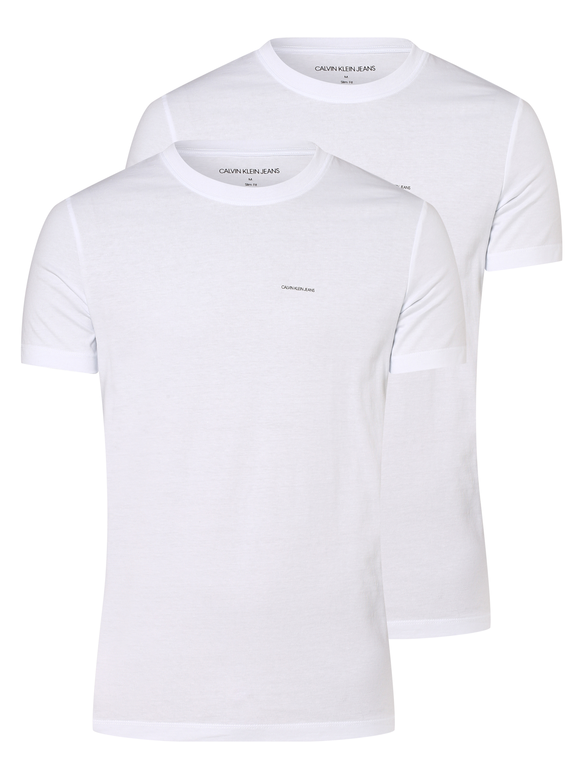 Abbigliamento Più sostenibile Calvin Klein Jeans Maglietta in Bianco 