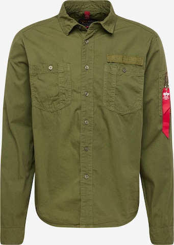 Veste mi-saison 'Air Force EMB' ALPHA INDUSTRIES en vert : devant