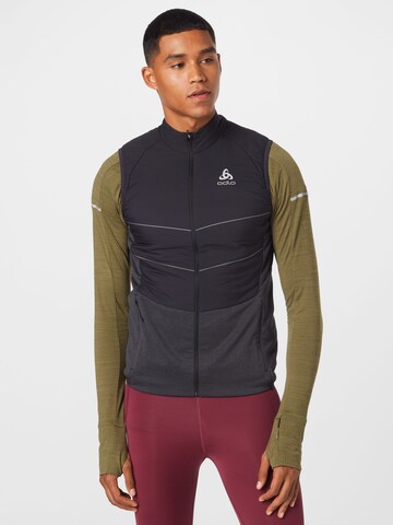 ODLO Sportbodywarmer in Zwart: voorkant