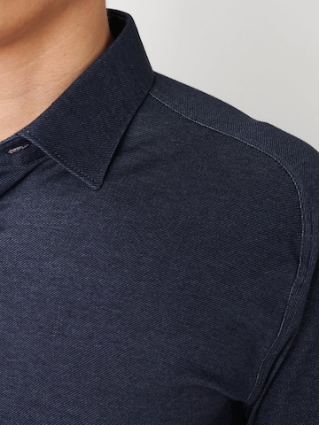 Coupe slim Chemise DESOTO en bleu