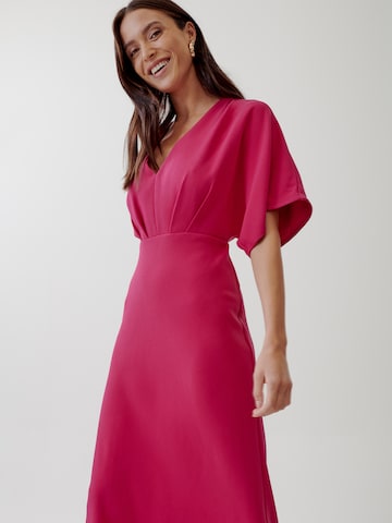 Tussah Dress 'VALARIE' in Pink