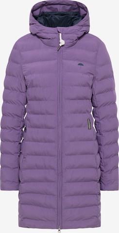 Schmuddelwedda Zimný kabát - fialová: predná strana