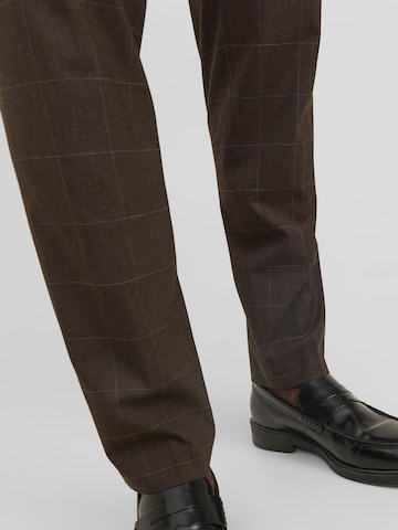 Coupe slim Pantalon à plis 'Solaris' JACK & JONES en marron