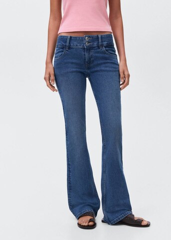 MANGO TEEN Flared Jeans 'Rectopo' in Blue: front