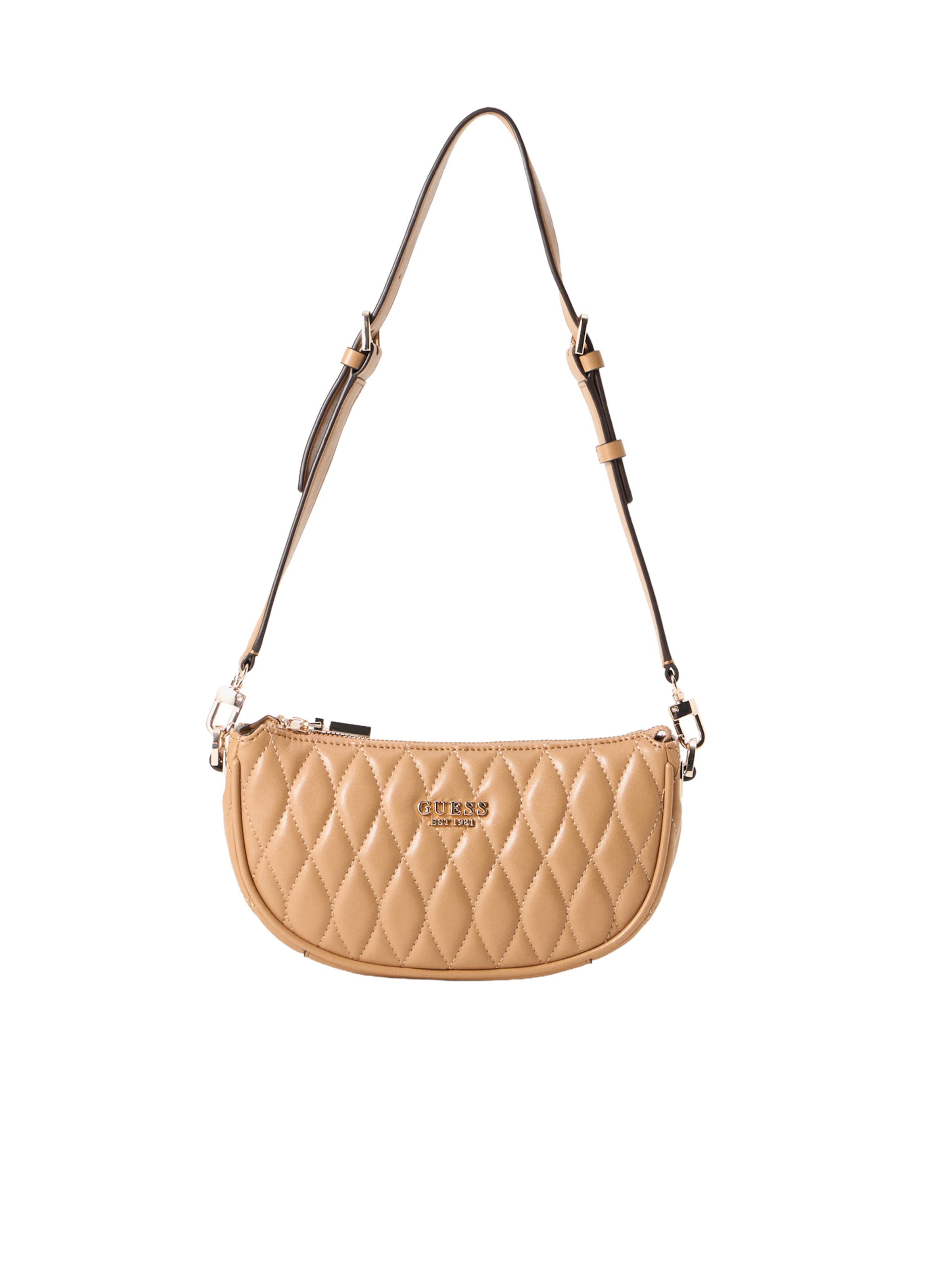 GUESS Olkalaukku 'VALLA' värissä beige: etupuoli