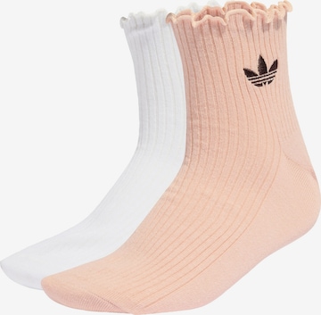 Calzino di ADIDAS ORIGINALS in rosa: frontale