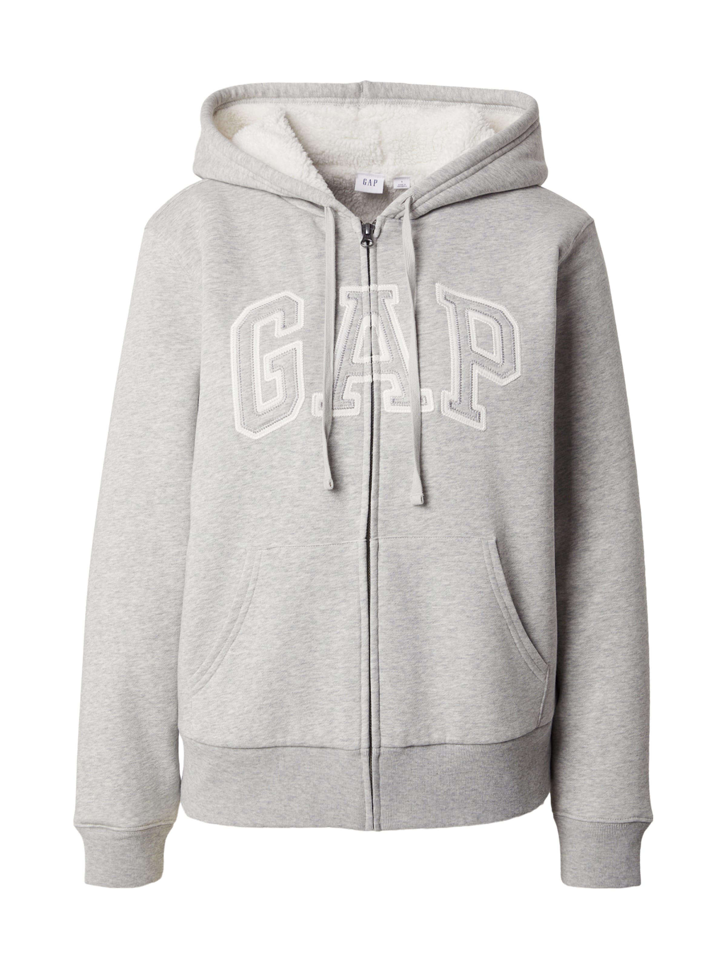 Giacca di felpa 'V-FRANCHISE HERITAGE' di GAP in grigio: frontale