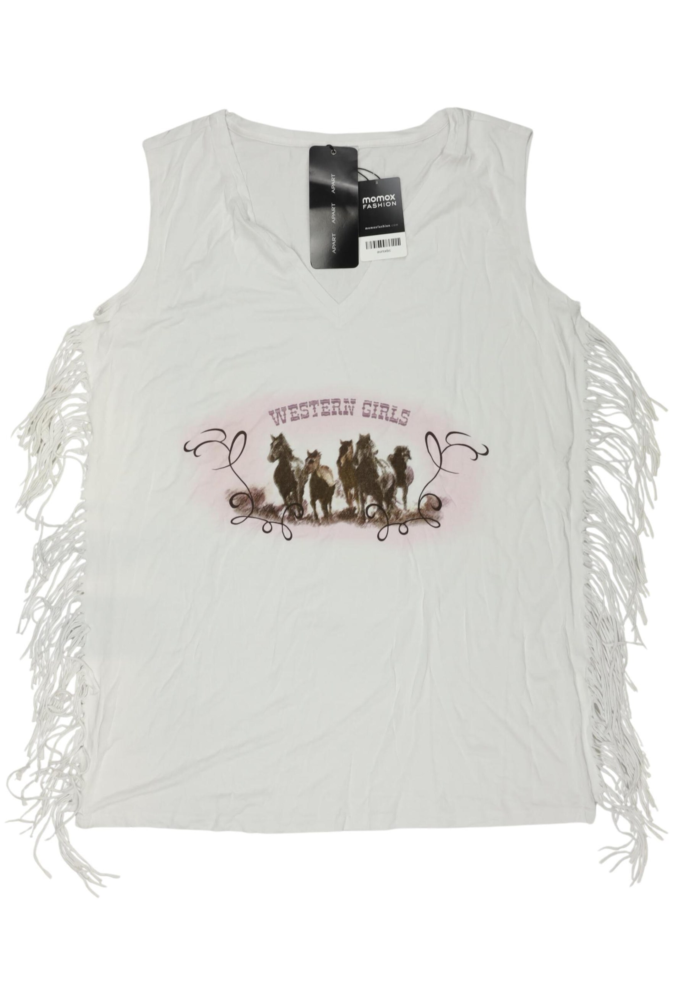 APART Top & Shirt in XXXL in White: front