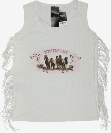 APART Top & Shirt in XXXL in White: front