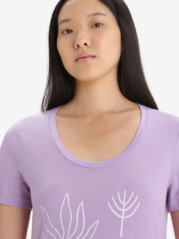 T-shirt fonctionnel 'Tech Lite II Fresh Growth' ICEBREAKER en violet