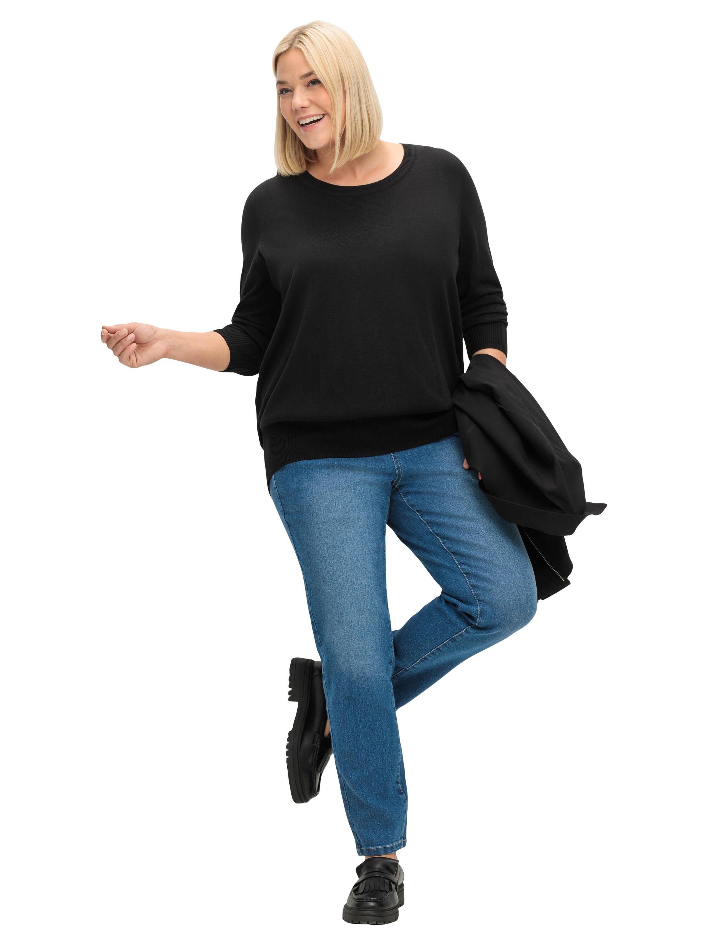 SHEEGO Tröja i svart