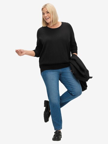 SHEEGO Pullover in Schwarz