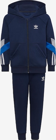 ADIDAS ORIGINALS Sweatsuit in Blue: front