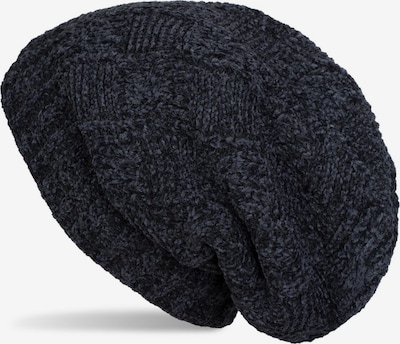 styleBREAKER Mütze 'Chenille Beanie Mütze mit Flecht Muster' in 54-64 in nachtblau, Produktansicht