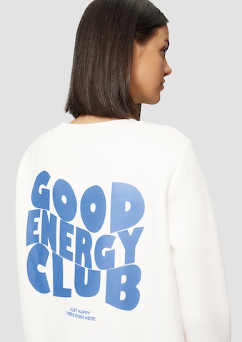 s.Oliver Sweatshirt in Wit
