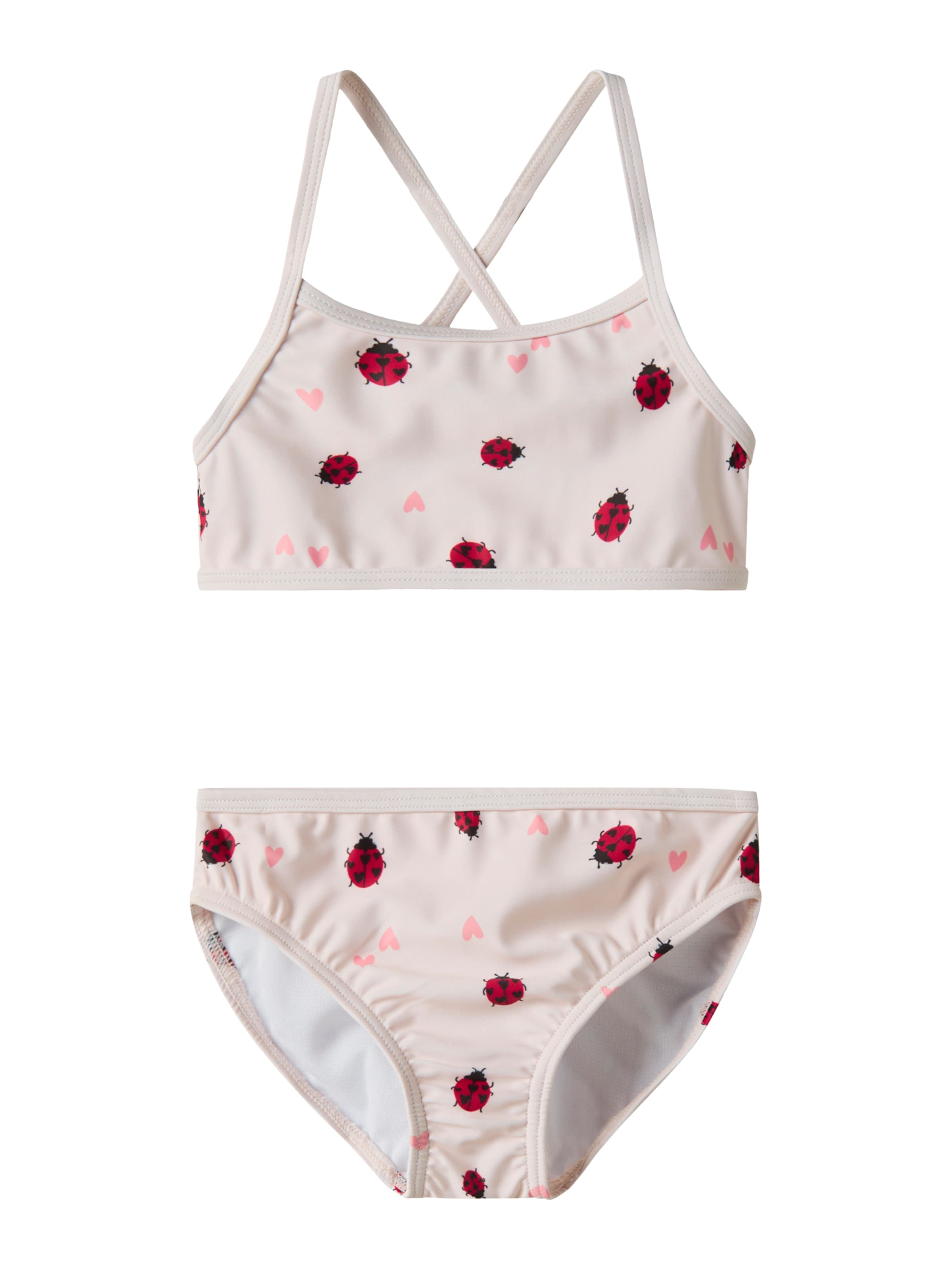 Bustieră Costum de baie două piese 'NMFZIZLA' de la NAME IT pe roz: față