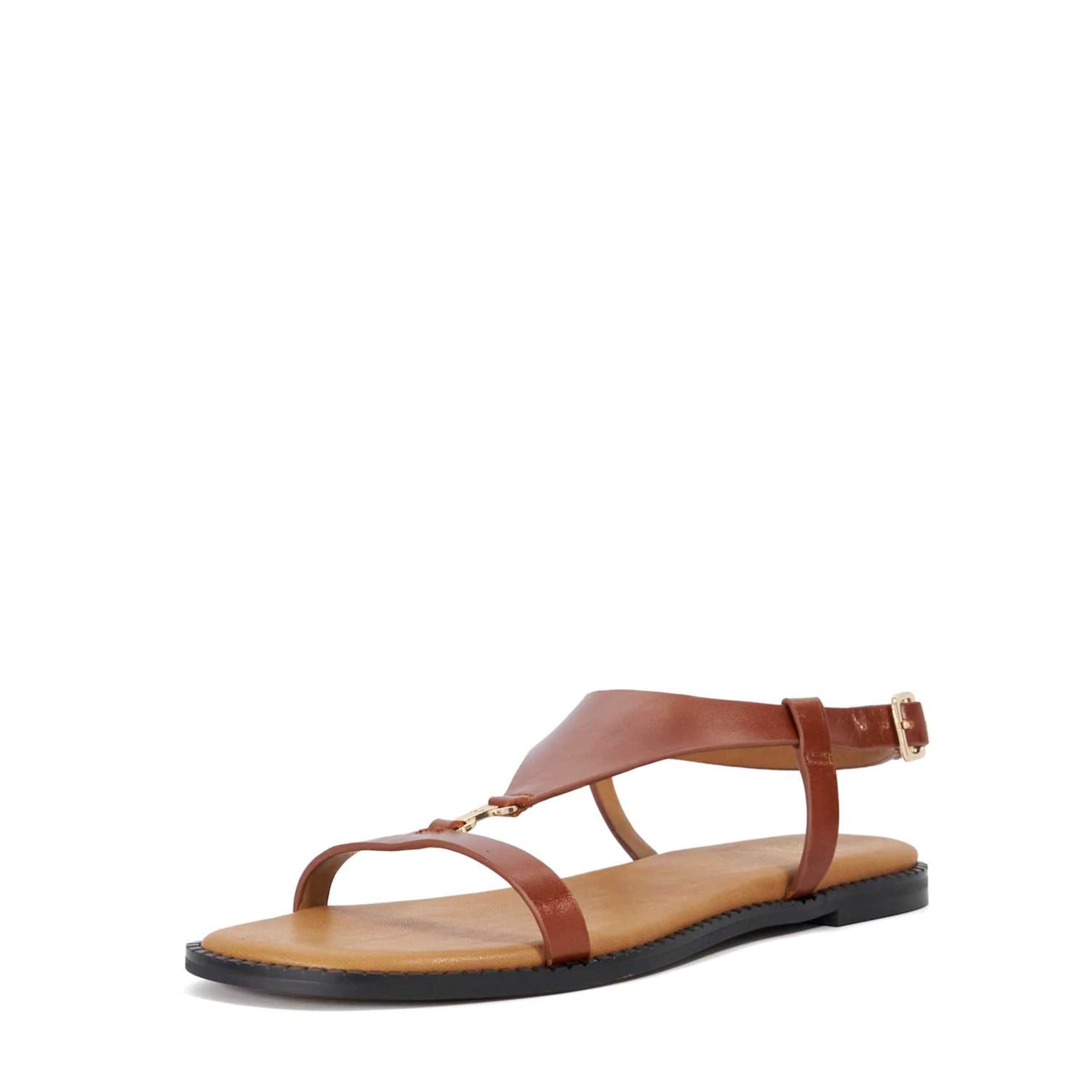 Sandales 'Laith' Dune LONDON en marron : devant