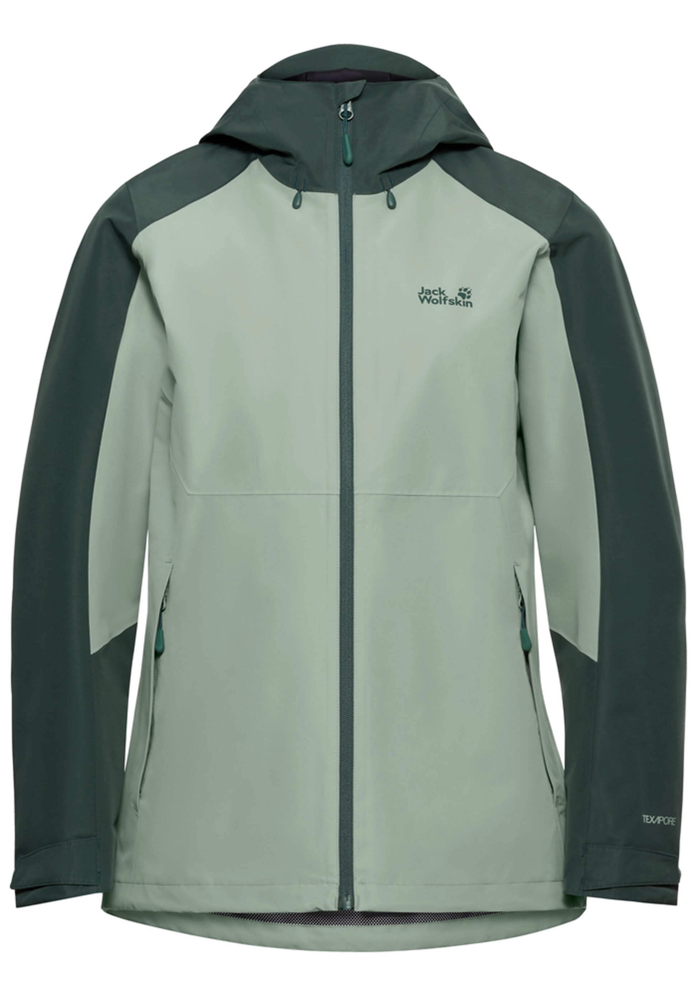 JACK WOLFSKIN Outdoor Jacket in Green: front
