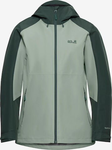 JACK WOLFSKIN Outdoor Jacket in Green: front