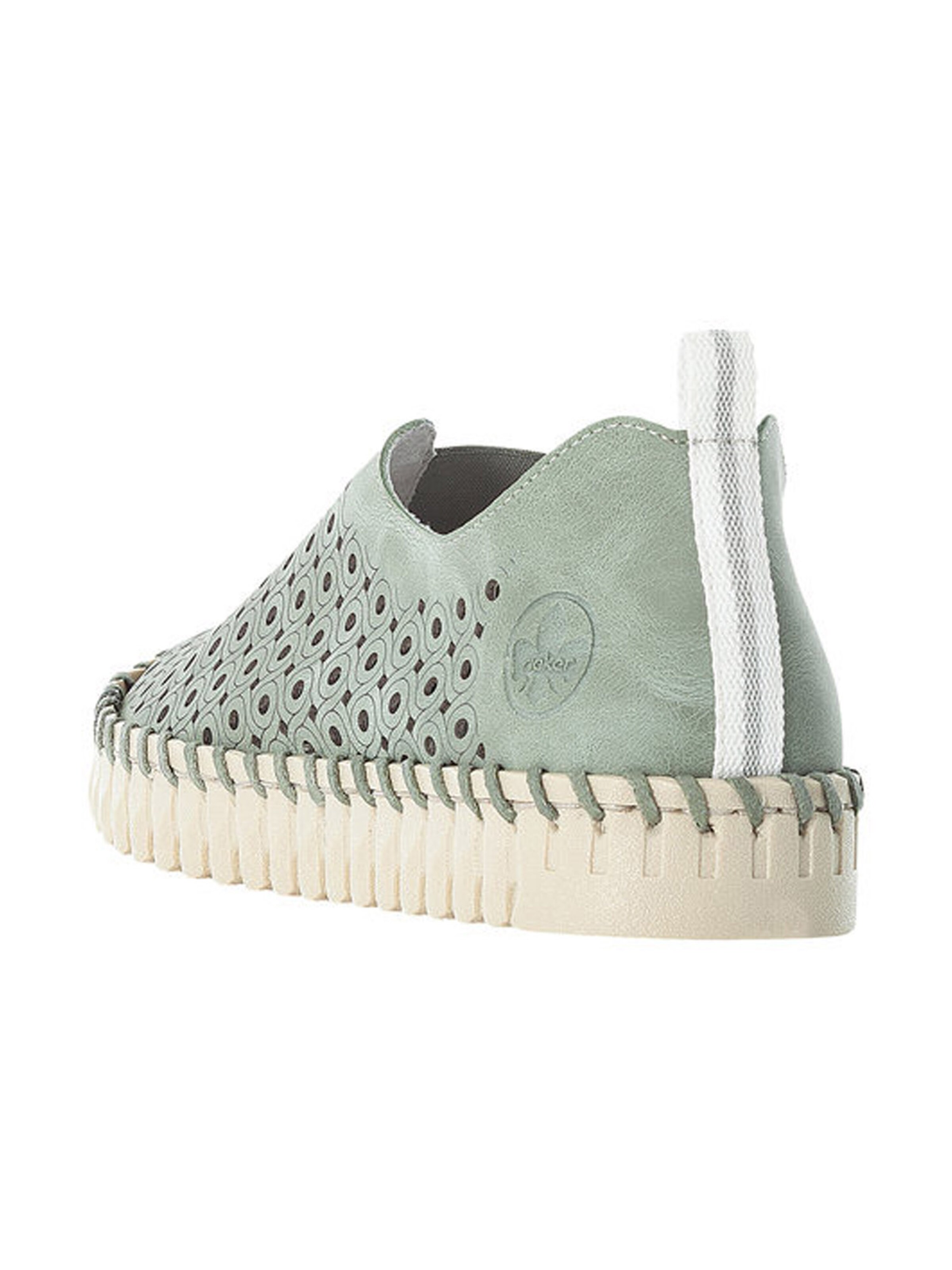 Chaussure basse Rieker en vert