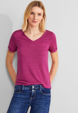 STREET ONE Shirt in Pink: front