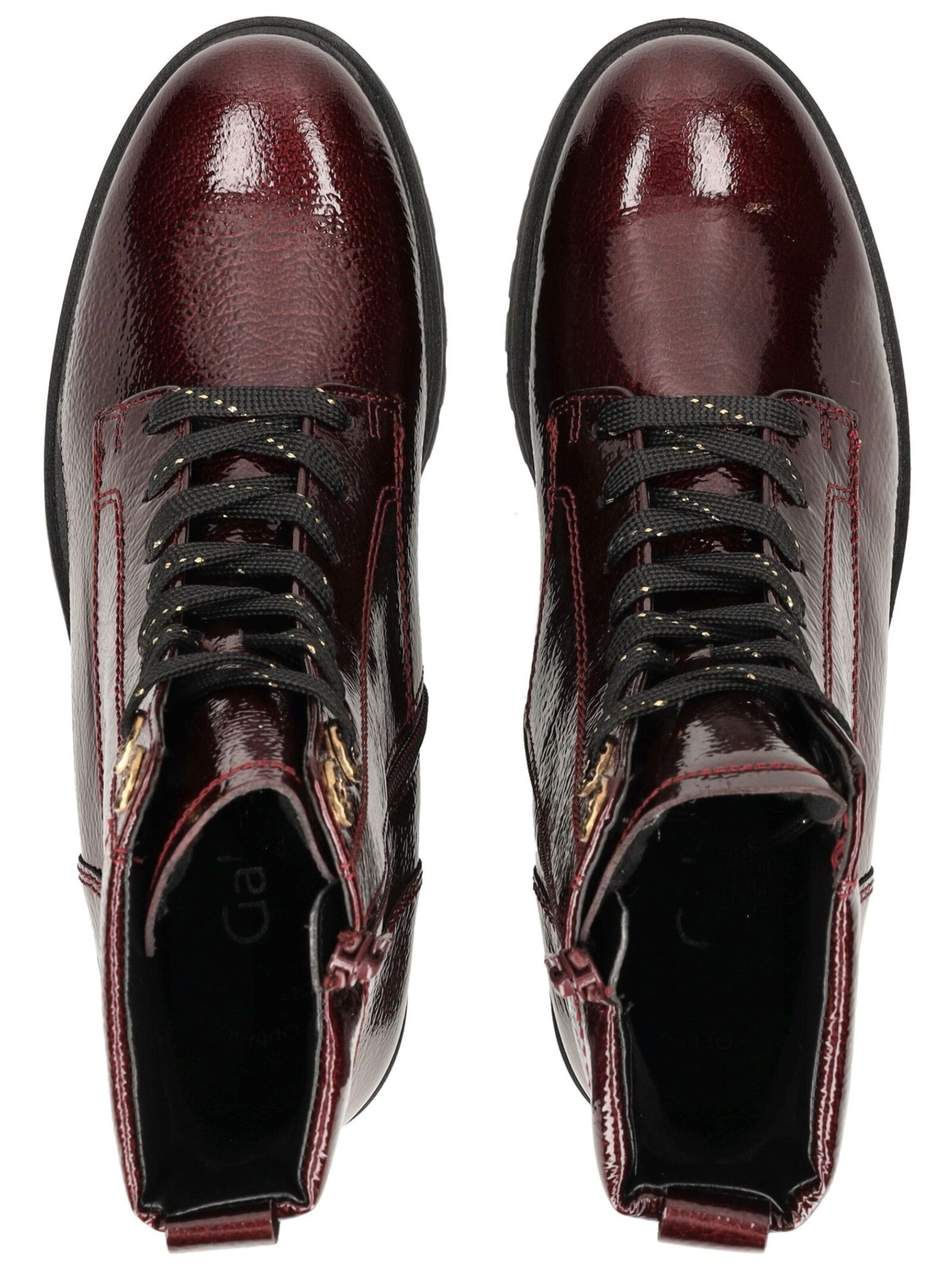 GABOR Lace-up bootie in Red