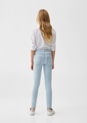 MANGO KIDS Skinny Jeansy w kolorze niebieski