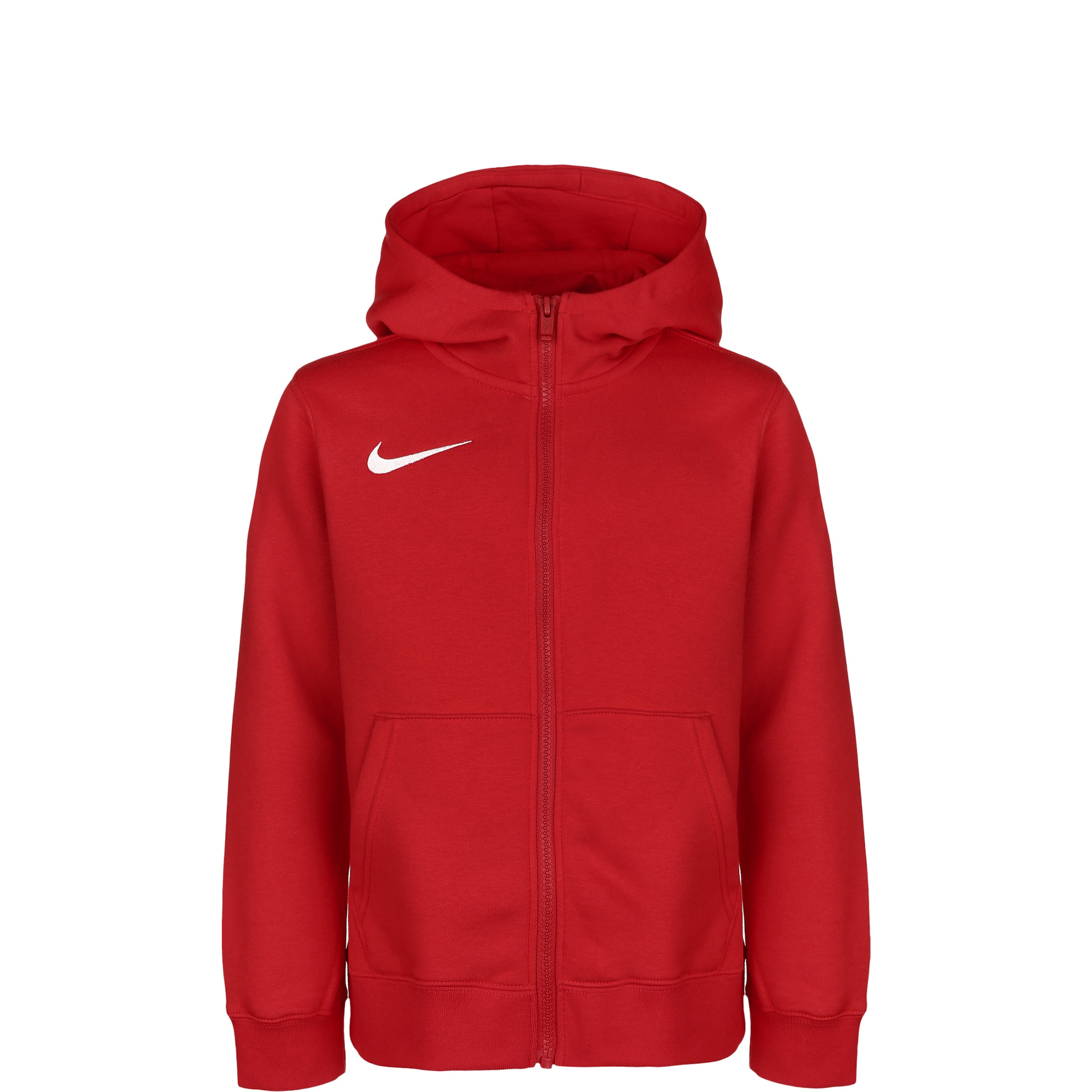 NIKE Sportsweatjacke in Rot: Vorderseite