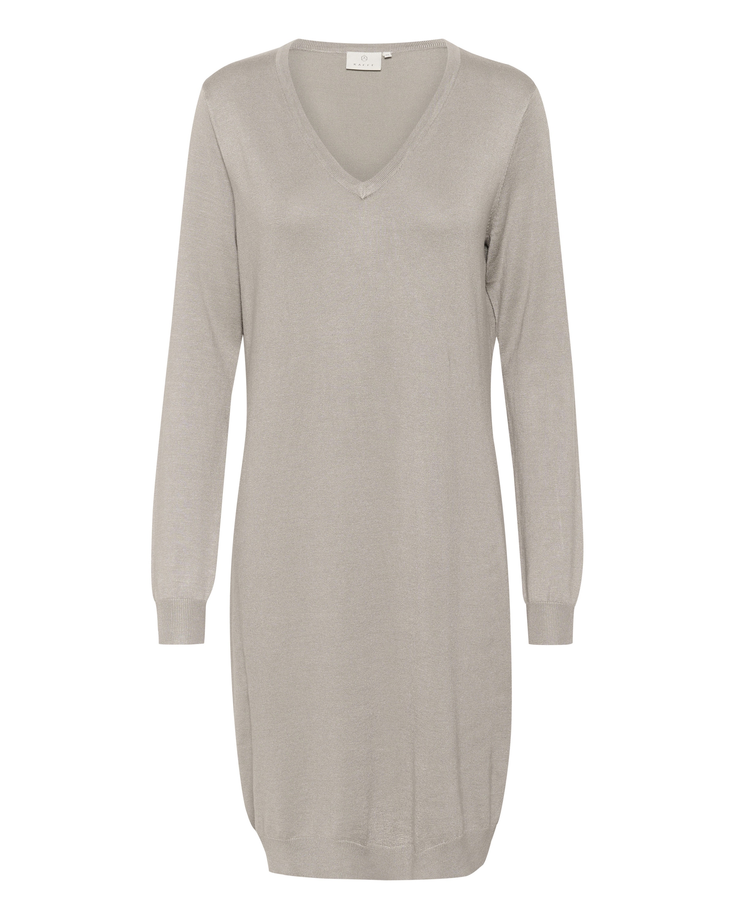 Robes en maille 'Mona' Kaffe en gris : devant