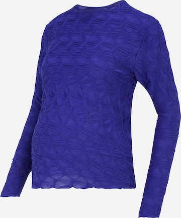 Only Maternity Shirt 'NORA' in Blauw: voorkant