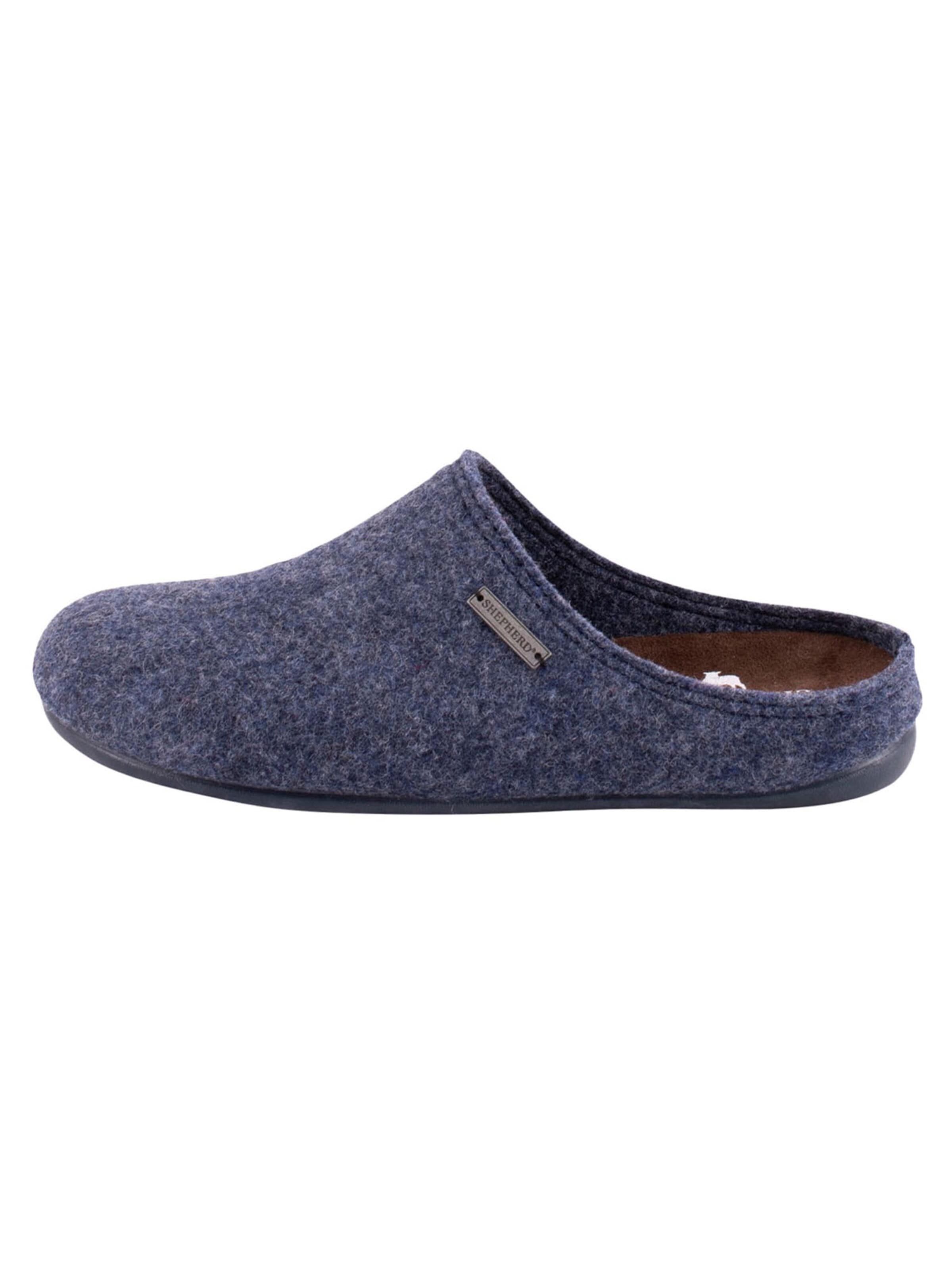 SHEPHERD Pantolette 'Jon'‌‌ in Blau: Vorderseite