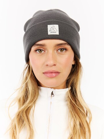 PROTEST Mütze 'Pri'‌‌‌ in Grau