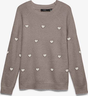 VERO MODA Sveter 'VMDOFFY' - Sivá: predná strana