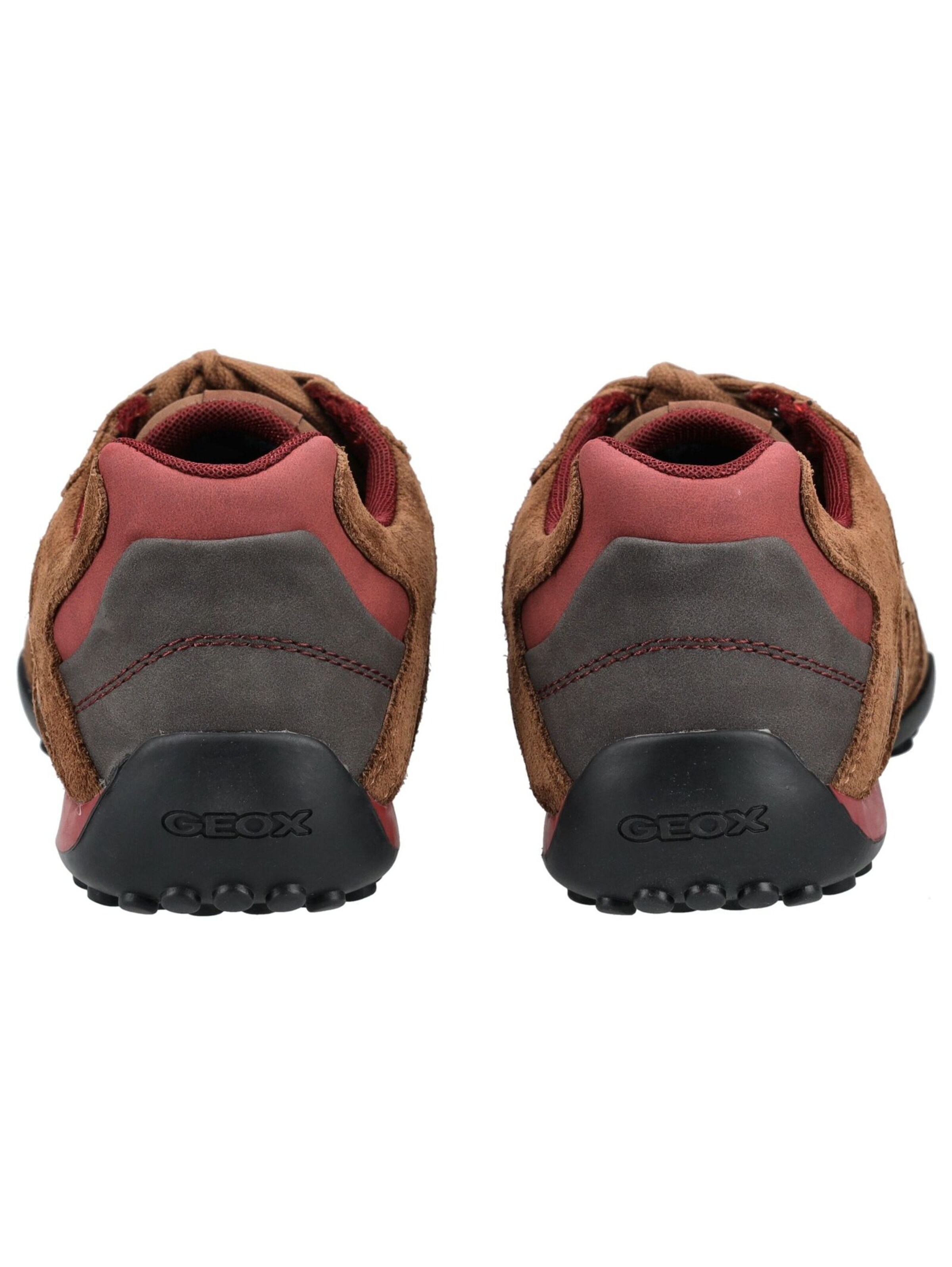 GEOX - Sapatilhas baixas 'U Snake A' em castanho