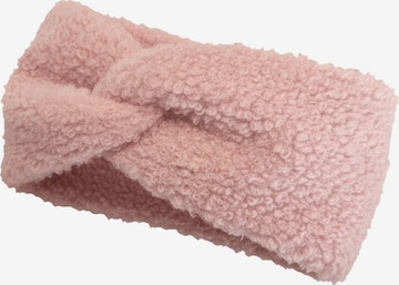 styleBREAKER Headband 'Stirnband in Teddyfell Optik' in Pink: front