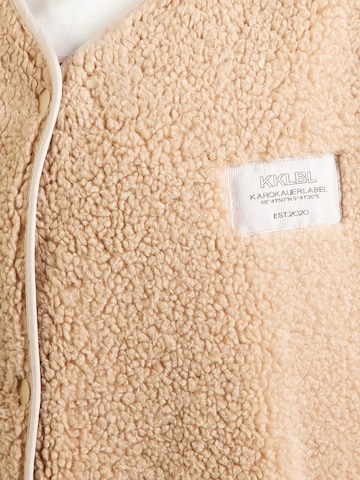 Karo Kauer Weste in Beige