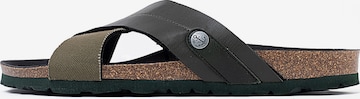 BaytonNatikače s potpeticom 'Mimizan' - zelena boja: prednji dio