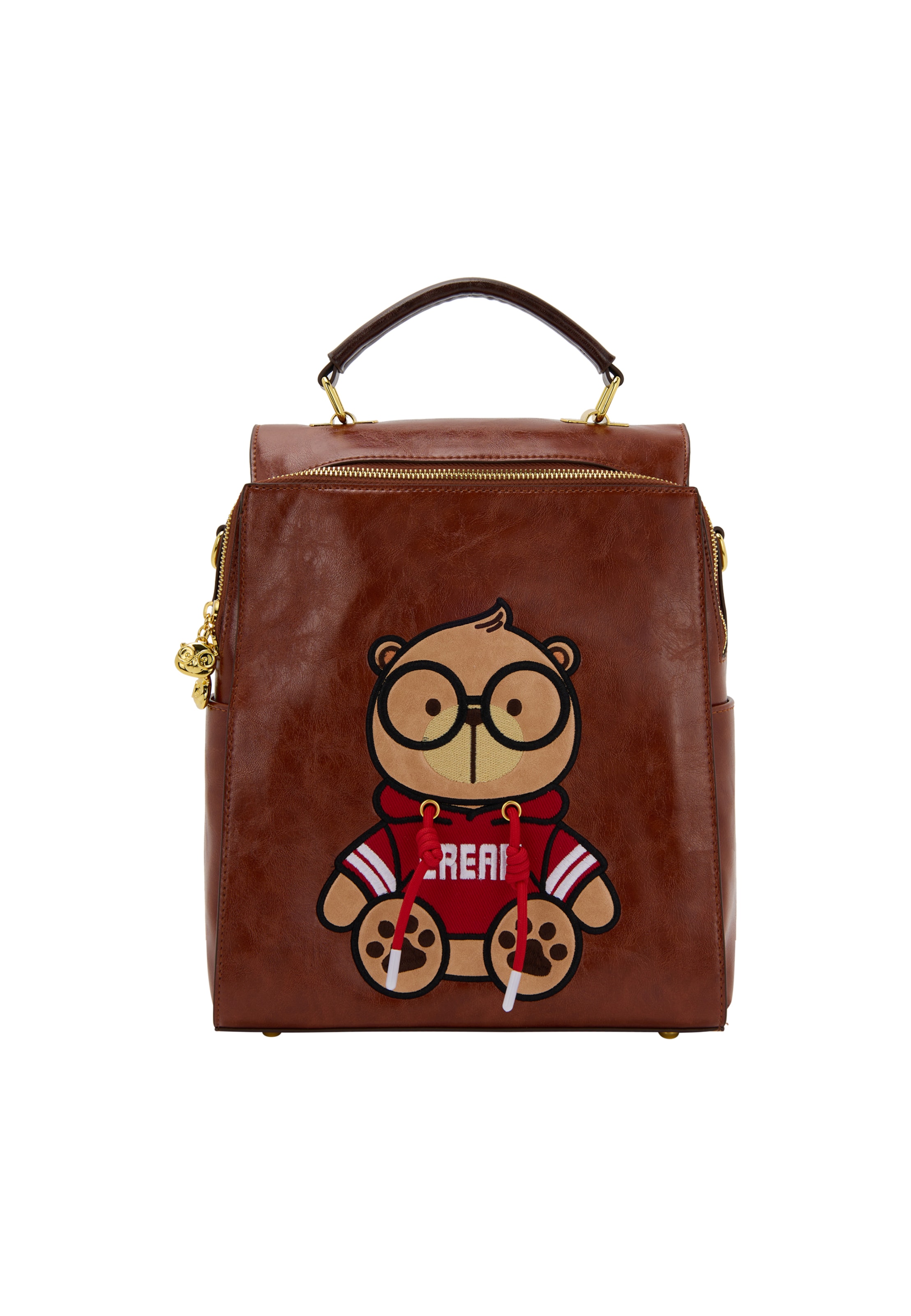 MYMO - Mochila em castanho: frente