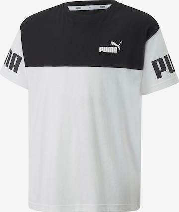 PUMA - Camiseta en blanco: frente