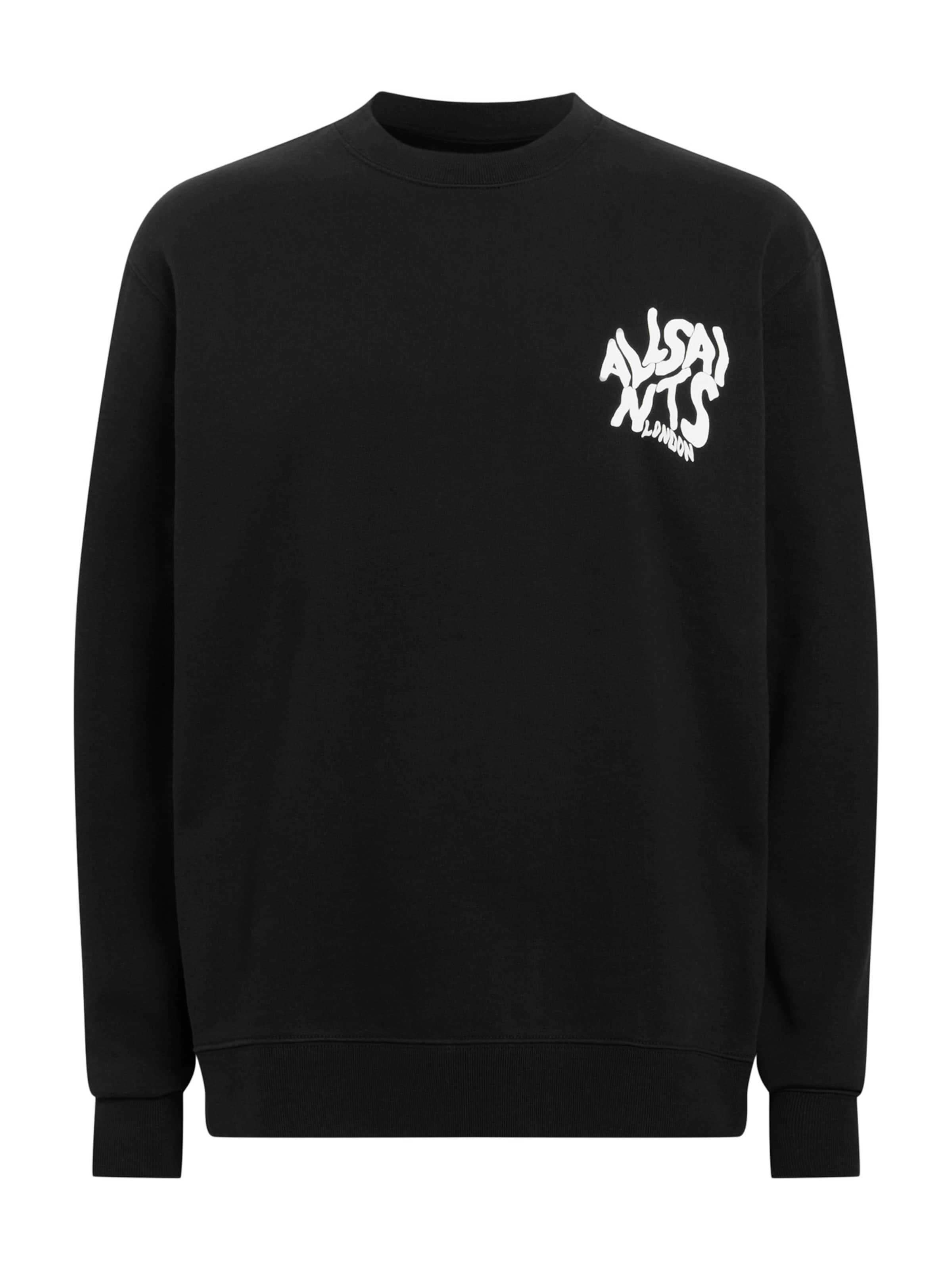 AllSaints Μπλούζα φούτερ 'ORLANDO' σε μαύρο: μπροστά