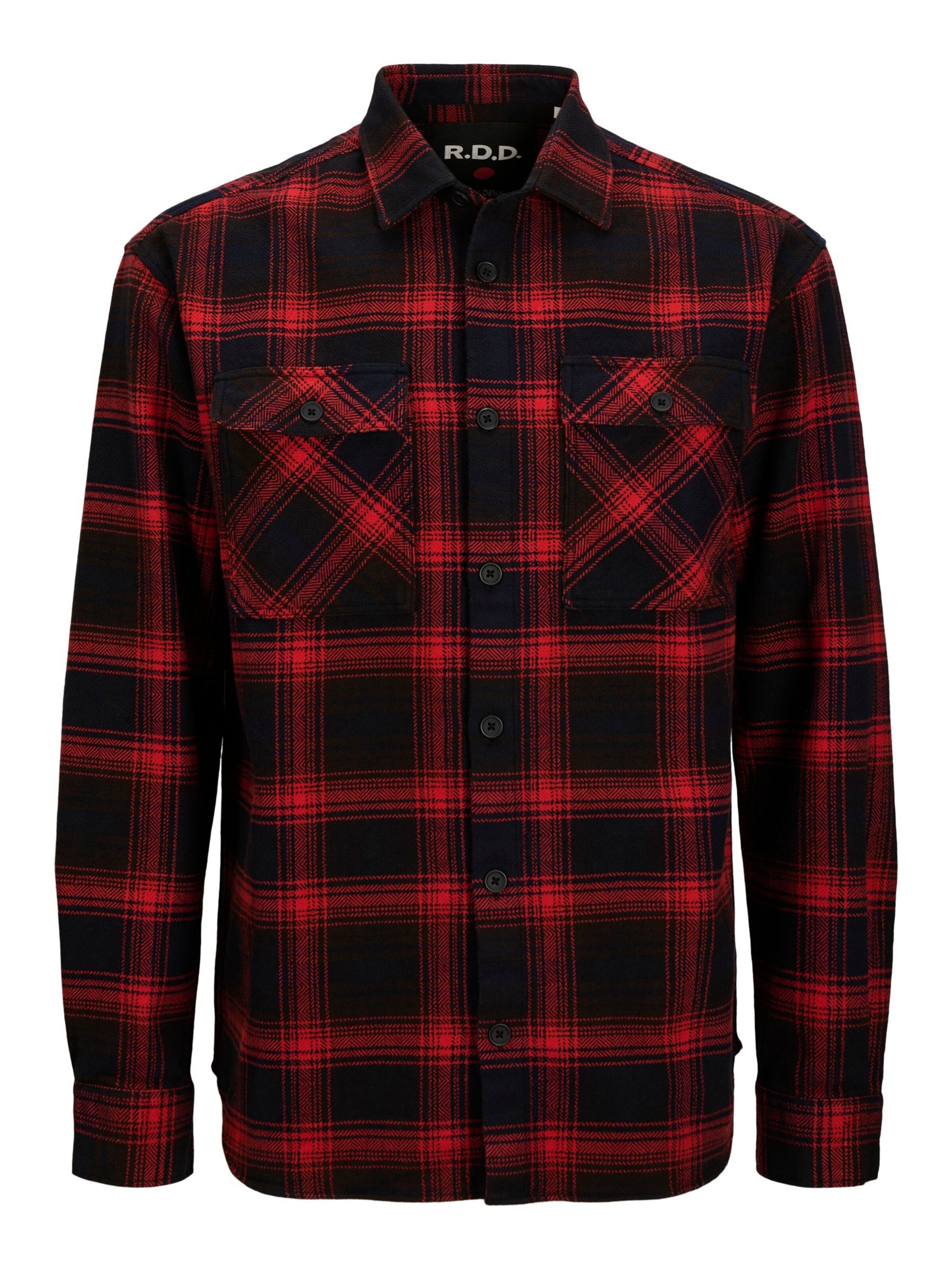 Camicia di R.D.D. ROYAL DENIM DIVISION in rosso: frontale