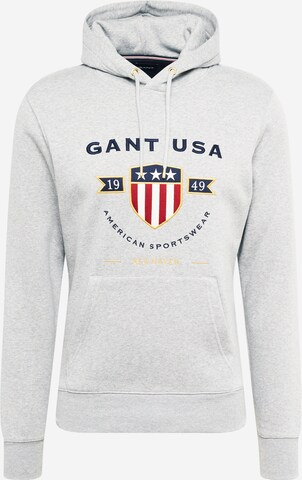 Sweat-shirt 'BANNER' GANT en gris : devant