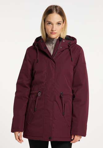 DreiMaster Klassik Winter parka in Red: front